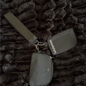 lululemon athletica Black Key and Card Holder Set